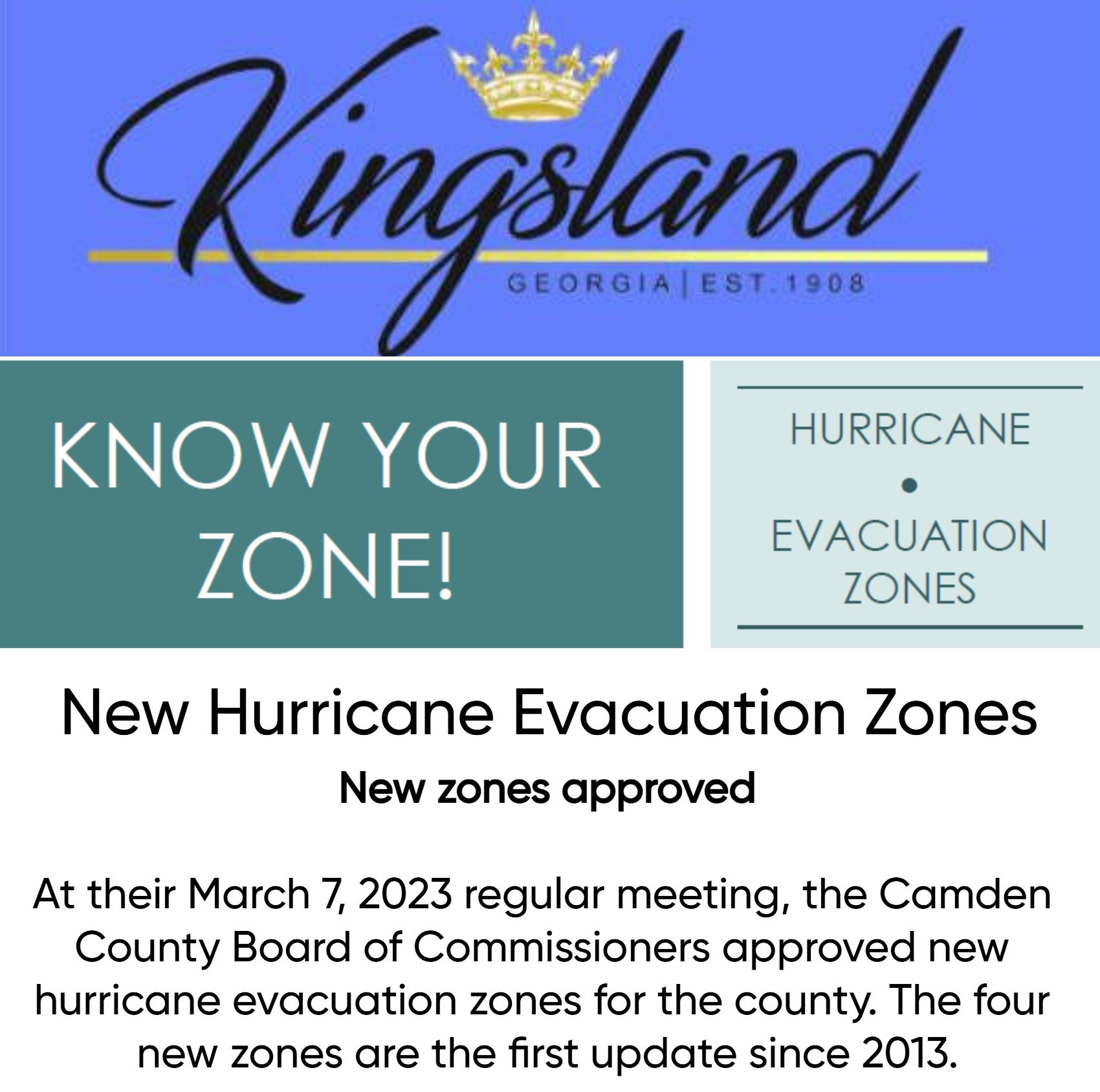 Know your Zone Banner 